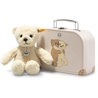 Steiff 114038 - Teddybär im Koffer, vanille, 21 cm