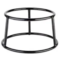 APS MULTI ROUND Schwarzer Metall Buffet Ständer mit Anti-Rutsch-Beschichtung,