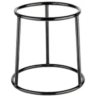 APS MULTI ROUND Schwarzer Metall Buffet Ständer mit Anti-Rutsch-Beschichtung,