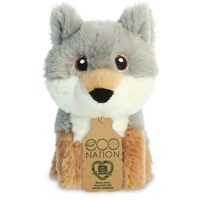AURORA 35077 - Eco Nation Wolf, Plüschtier, 13 cm