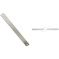 Helios Preisser Stahlmaßstab L.300mm STA biegsam Teilung mm 300