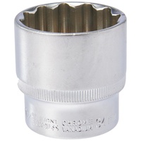 BRILLIANT TOOLS 1/2" Zwölfkant-Stecknuss, 34 mm