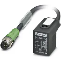 Phoenix Contact 1435153 Sensor-/Aktor-Steckverbinder, konfektioniert M12 Stecker, gerade, Stecker,