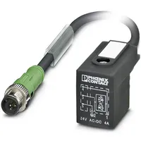 Phoenix Contact 1435140 Sensor-/Aktor-Steckverbinder, konfektioniert M12 Stecker, gerade, Stecker,