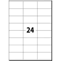 Sigel Adressetiketten LA132 Weiß 70 x 36 mm 100