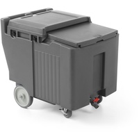 HENDI Thermo Eisbehälter, Doppelwandig isoliertes Polyethylen LDPE, Transportbox, HDPE,