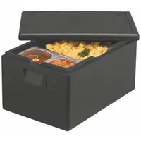 Papstar Isolier-Transportbehälter, EPP 60 cm x 40 cm schwarz