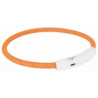 Trixie Flash Leuchtring USB Nylon, XS-S