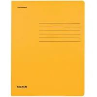 Falken Jurismappe 80001381 DIN A4 3 Klappen Karton gelb