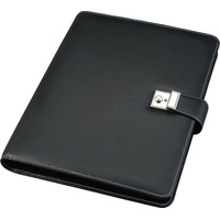 Alassio Ringbuchmappe Lederimitat DIN A4 schwarz