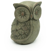 Hti-Living Gartenfigur Terrakotta Eule