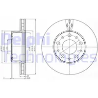 Delphi Bremsscheibe BG4059