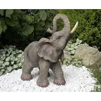 Fachhandel Plus Glückselefant Jambo Elephant, afrikanische Elefantenskulptur,Elefant