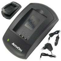 AccuCell Schnell-Ladegerät passend für Fuji NP-140