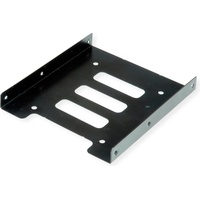 Roline Montageadapter, 3,5 Rahmen für 1x 2.5 Metall, schwarz