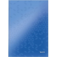 Leitz Notizbuch WOW DIN A5 liniert, blau-metallic Hardcover 160