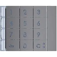 BTicino Frontblende Zehnertastatur Allstreet