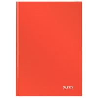 Leitz Notizbuch Solid A5 kariert, hellrot Hardcover 160 Seiten