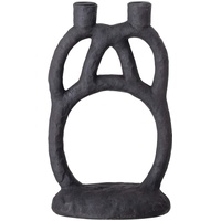 Bloomingville Ramina Kerzenhalter Schwarz, Polyresin