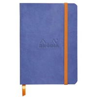 Rhodia Rhodiarama Notizbuch, A6, liniert, Softcover, saphir, 72 Blatt