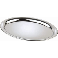 APS Tablett KAFFEEHAUS silber oval 29,0 x 22,0 cm