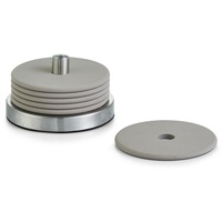 Zeller Glasuntersetzer-Set, 7-teilig, Edelstahl/Silikon, grau - Pack