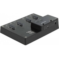 DeLock USB-C - 4x M.2 NVMe PCIe, USB Hub,