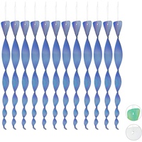 Relaxdays Vogelschreck blau 3,5 x 1,4 x 40,0 cm