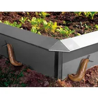Bellissa Schneckenblech 100 x 20 cm 1 Stück rot/silber