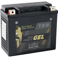 Intact Bike-Power GEL Motorradbatterie (DIN 82004) YTX20H-BS