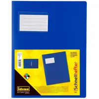 IDENA 307854 - Schnellhefter für DIN A4, Überbreite, blau