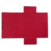 SOENNECKEN Eckspanner 1472 DIN A4 3Klappen und Gummizug rot