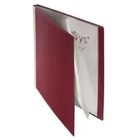FolderSys FolderSys® Sichtbuch DIN A4, 10 Hüllen bordeaux