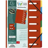 Exacompta Ordnungsmappe Harmonika. Rot