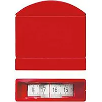 FORMAT Taschenbandmaß weiß mit Sichtfenster 3mx13mm