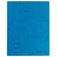 Herlitz Schnellhefter Quality Karton blau DIN A4