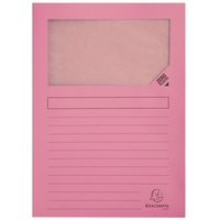 Exacompta 50156E 100er Pack Fenstermappen Super PEFC zertifiziert Karton