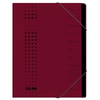 Elba chic 12 Fächer rot
