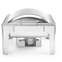 HENDI Chafing Dish, GN 2/3, satiniert, Inkl. zwei Brennpastenbehälter,