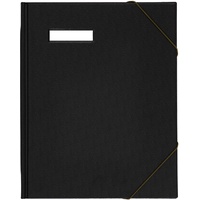 Elba Umlaufmappe colors 100420824 DIN A4 PVC Eckspanngummi schwarz