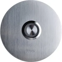 M-e modern-electronics 41014 Klingelplatte 1fach Silber 8-24V AC/DC/1A