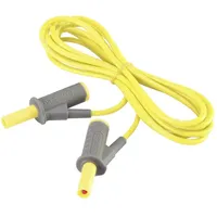 VOLTCRAFT MSB-501 Sicherheits-Messleitung [Lamellenstecker 4 mm - Lamellenstecker 4