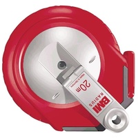 Bmi Stahlbandmaß Radius L.20m mm/- weiß Flextop BMI Genauigk.II