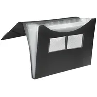 FolderSys Fächermappe 7 Fächer schwarz, 1 St.