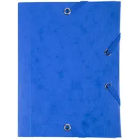 Exacompta 50750E Sammelmappe +Gummizug 3 Klappen Karton 12x16cm sortiert