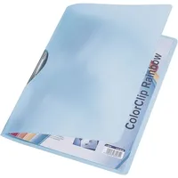 Leitz 41760030 Klemmmappe ColorClip Rainbow A4 PP, 6er Packung,