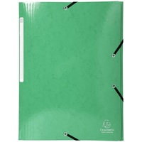 Exacompta Sammelmappe mit 3 Klappen und Gummizug, A4,