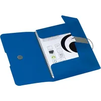Herlitz Gummizugmappe PP A4, blau