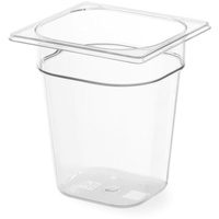 HENDI Gastronormbehälter, 1/6, Profi Line, GN 1/6, 2,4L, Transparent,