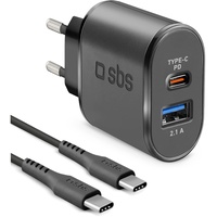 SBS 18W Fast Charge Travel Charger für iPhone, Samsung,